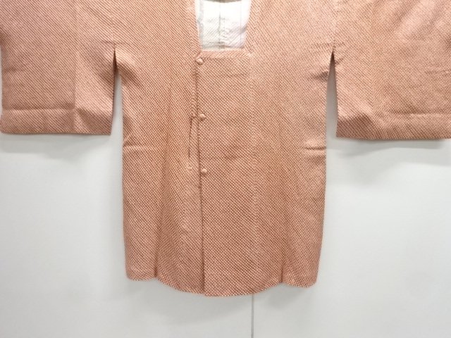 JAPANESE KIMONO / ANTIQUE MICHIYUKI COAT / SILK / ALL SHIBORI